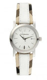 Burberry Heritage Nova Heritage White Dial Leather Strap Watch for Women - BU1395 Authentic Buy Shop Now