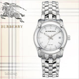 Burberry Heritage Check White Dial Silver Steel Strap Watch for Women - BU1853 Authentic Buy Shop Now