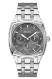 Bulova Classic Collection Multifunction Grey Dial Silver Steel Strap Watch for Men - 96C148 Authentic Buy Shop Now