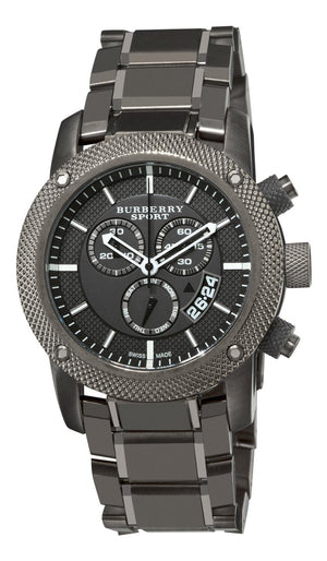 Burberry Chrono Sport Brown Dial Brown Steel Strap Watch for Men - BU7716 Authentic Buy Shop Now