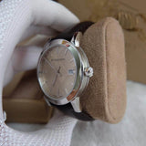 Burberry The City Gold Dial Brown Leather Strap Watch for Men - BU9011 Authentic Buy Shop Now
