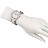 Burberry The City Silver Dial White Leather Strap Watch for Women - BU9019 Authentic Buy Shop Now