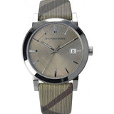 Burberry The City Nova Beige Dial Grey Leather Strap Watch for Women - BU9023 Authentic Buy Shop Now
