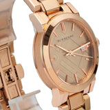 Burberry The City Rose Gold Dial Rose Gold Steel Strap Watch for Women - BU9034 Authentic Buy Shop Now