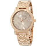Burberry The City Rose Gold Dial Rose Gold Steel Strap Watch for Women - BU9039 Authentic Buy Shop Now