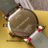 Burberry The City Champagne Dial Leather Strap Watch for Women - BU9139 Authentic Buy Shop Now