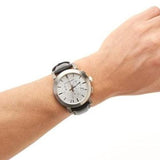 Burberry The City Chronograph White Dial Black Leather Strap Watch for Men - BU9355 Authentic Buy Shop Now