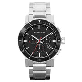 Burberry The City Black Dial Silver Steel Strap Watch for Men - BU9380 Authentic Buy Shop Now
