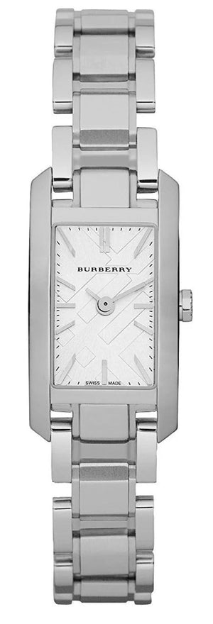 Burberry Heritage Quartz White Dial Silver Steel Strap Watch For Women - BU9600 Authentic Buy Shop Now