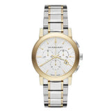 Burberry The City White Dial Two Tone Steel Strap Watch for Men - BU9751 Authentic Buy Shop Now