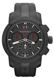 Burberry The Endurance Chronograph Black Dial Black Rubber Strap Watch For Men - BU9802 Authentic Buy Shop Now