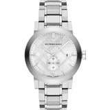 Burberry The City Silver Dial Silver Steel Strap Watch for Men - BU9900 Authentic Buy Shop Now