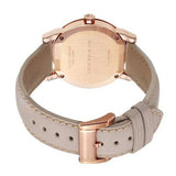 Burberry The City Diamonds Beige Dial Beige Leather Strap Watch for Women - BU9131 Authentic Buy Shop Now