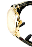 Burberry The Classic Round Gold Dial Brown Leather Strap Unisex Watch - BU10001 Authentic Buy Shop Now