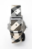 Burberry The City Nova Silver Dial White Leather Strap Watch for Women - BU9022 Authentic Buy Shop Now