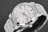 Burberry The City Silver Dial Silver Steel Strap Watch for Men - BU9037 Authentic Buy Shop Now