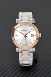 Burberry The City Diamonds White Dial Two Tone Steel Strap Watch for Women - BU9127 Authentic Buy Shop Now