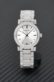 Burberry The City Diamonds Silver Dial Silver Steel Strap Watch for Women - BU9220 Authentic Buy Shop Now