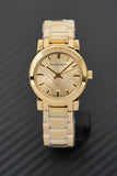 Burberry The City Gold Dial Gold Steel Strap Watch for Women - BU9227 Authentic Buy Shop Now