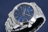 Burberry The City Blue Dial Silver Steel Strap Watch for Men - BU9363 Authentic Buy Shop Now