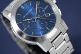 Burberry The City Blue Dial Silver Steel Strap Watch for Men - BU9363 Authentic Buy Shop Now