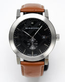 Burberry The City Black Dial Brown Leather Strap Watch for Men - BU9905 Authentic Buy Shop Now