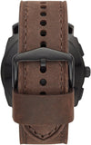 Fossil Bronson Automatic Skeleton Black Dial Brown Leather Strap Watch for Men - ME3219 Authentic Buy Shop Now
