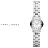 Marc Jacobs Amy Dinky White Dial Silver Steel Strap Watch for Women - MBM3225 Authentic Buy Shop Now