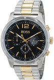 Hugo Boss Professional Black Dial Two Tone Steel Strap Watch for Men - 1513529 Authentic Buy Shop Now