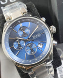 Hugo Boss Grand Prix Blue Dial Silver Steel Strap Watch for Men - 1513478 Authentic Buy Shop Now