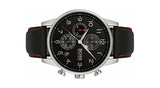 Hugo Boss Navigator Black Dial Black Leather Strap Watch for Men - 1513535 Authentic Buy Shop Now