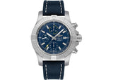 Breitling Avenger Chronograph 45mm Blue Dial Blue Calfskin Strap Watch for Men - A13317101C1X2 Authentic Buy Shop Now
