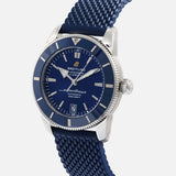 Breitling Superocean Heritage B20 Automatic 42 Blue Dial Blue Mesh Bracelet Watch for Men - AB2010161C1S1 Authentic Buy Shop Now