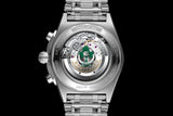 Breitling Chronomat B01 42 Six Nations Wales Red Dial Silver Steel Strap Watch for Men - AB0134A61K1A1 Authentic Buy Shop Now