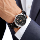 Breitling Automatic 41mm Black Dial Black Leather Strap Watch for Men - A17326241B1P1 Authentic Buy Shop Now
