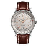 Breitling Navitimer 1 Automatic 41mm White Dial Brown Leather Strap Mens Watch - A17326211G1P1 Authentic Buy Shop Now