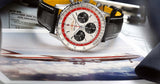 Breitling Navitimer B01 Chronograph 43 Boeing 747 White Dial Black Leather Strap Watch for Men - AB01383B1G1P1 Authentic Buy Shop Now