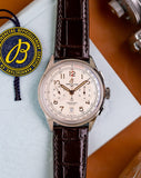 Breitling Premier B01 Chronograph 42 White Dial Brown Leather Strap Watch for Men - AB0145211G1P1 Authentic Buy Shop Now