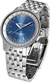 Breitling Navitimer Automatic 38mm Stainless Steel Blue Dial Mens Watch - A17325211C1A1 Authentic Buy Shop Now