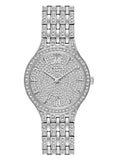 Bulova Crystal Collection Silver Dial Silver Steel Strap Watch for Women - 96L243 Authentic Buy Shop Now