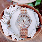 Bulova Crystal Collection Silver Crystals Dial Two Tone Steel Strap Watch for Women - 98L235 Authentic Buy Shop Now