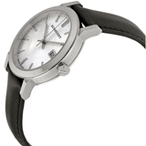 Burberry The City White Dial Black Leather Strap Watch for Men - BU9008 Authentic Buy Shop Now
