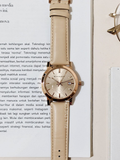 Burberry The City Beige Dial Brown Leather Strap Watch for Women - BU9014 Authentic Buy Shop Now