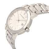 Burberry The City Silver Dial Silver Steel Strap Watch for Men - BU9037 Authentic Buy Shop Now