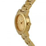 Burberry The City Gold Dial Gold Steel Strap Watch for Women - BU9227 Authentic Buy Shop Now