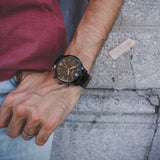Fossil Neutra Chronograph Black Dial Black Steel Strap Watch for Men - FS5525 Authentic Buy Shop Now