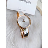 Calvin Klein Seduce Silver Dial Two Tone Steel Strap Watch for Women - K4E2N61Y Authentic Buy Shop Now