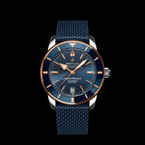 Breitling Superocean Heritage B20 Automatic 42 Blue Dial Blue Mesh Bracelet Watch for Men - UB2010161C1S1 Authentic Buy Shop Now