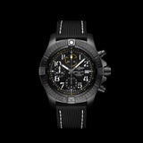 Breitling Avenger Chronograph 45mm Night Mission Black Dial Black Nylon Strap Watch for Men - V13317101B1X1 Authentic Buy Shop Now