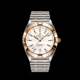 Breitling Chronomat B02 18K Red Gold White Dial Two Tone Steel Strap Watch for Men - U77310101A2U1 Authentic Buy Shop Now